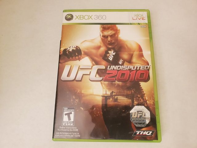 Microsoft Xbox 360 UFC 2010 Undisputed video game