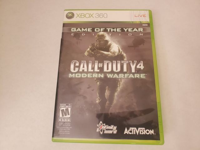 Microsoft Xbox 360 Call of Duty 4 Modern Warfare Game of the year edition video game