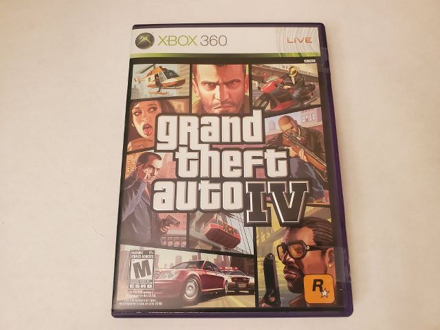 Microsoft Xbox 360 Grand Theft Auto IV video game