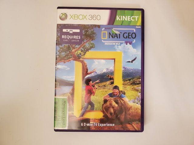 Microsoft Xbox 360 Nat Geo Kinect video game