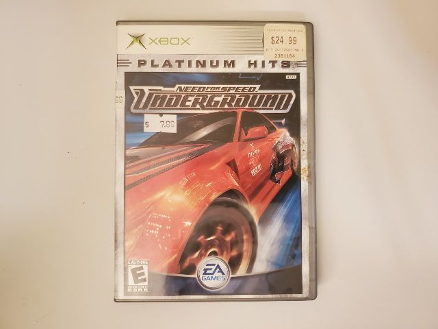 Microsoft Xbox 360 Need For Speed Underground Platinum Hits video game