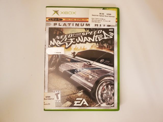 Microsoft Xbox 360 Need for Speed Most Wanted Platinum Hits video game