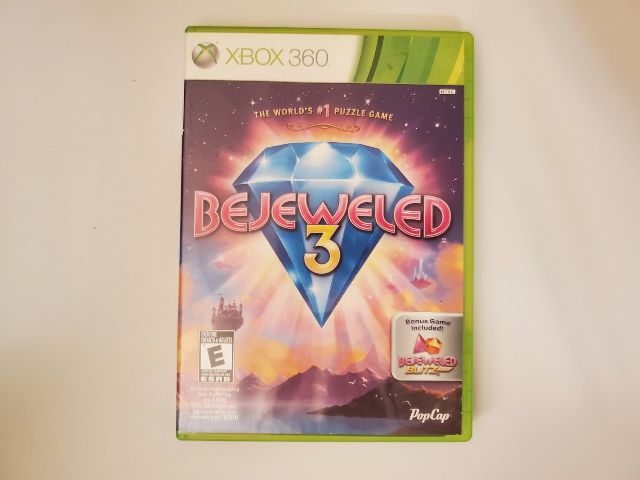 Microsoft Xbox 360 Bejeweled 3 video game