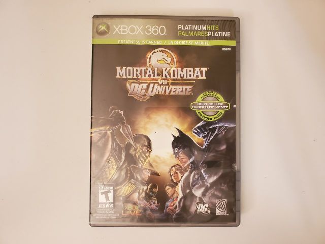 Microsoft Xbox 360 Mortal Kombat vs DC Universe Platinum Hits video game