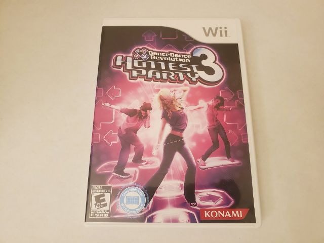 Nintendo Wii Dance Dance Revolution Hottest Party 3 video game