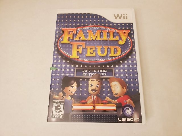Nintendo Wii Family Feud 2012 Edition video game