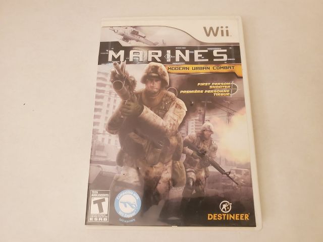 Nintendo Wii Marines Modern Urban Combat video game