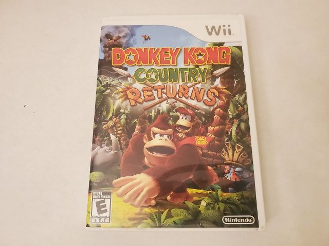 Nintendo Wii Donkey Kong Country Returns video game