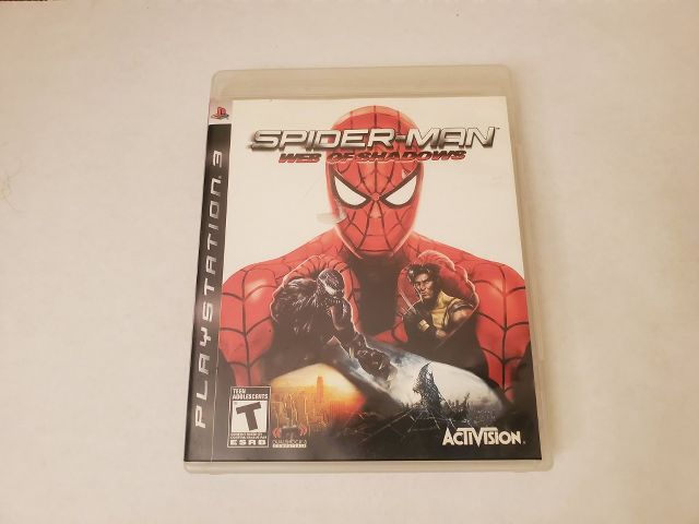 Sony Playstation 3 Spider-man Web Of Shadows video game