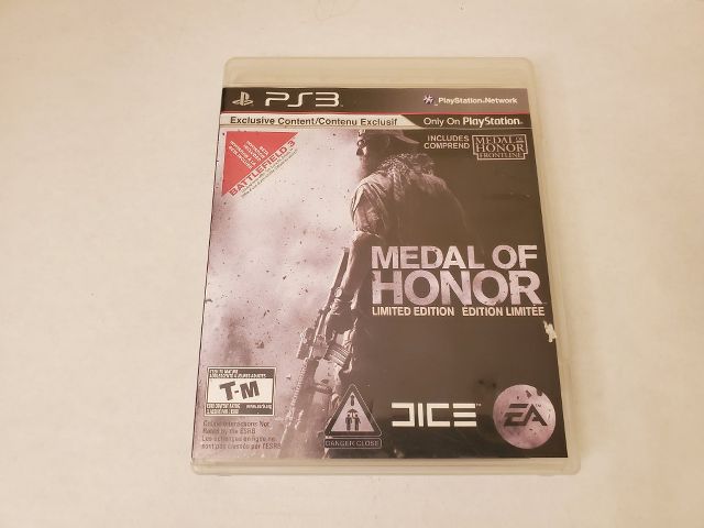 Sony Playstation 3 Medal of Honor Limited Edition video game