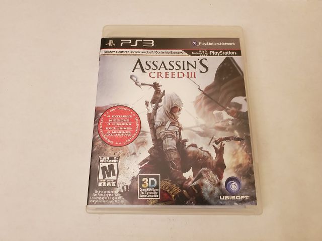 Sony Playstation 3 Assassin's Creed III video game