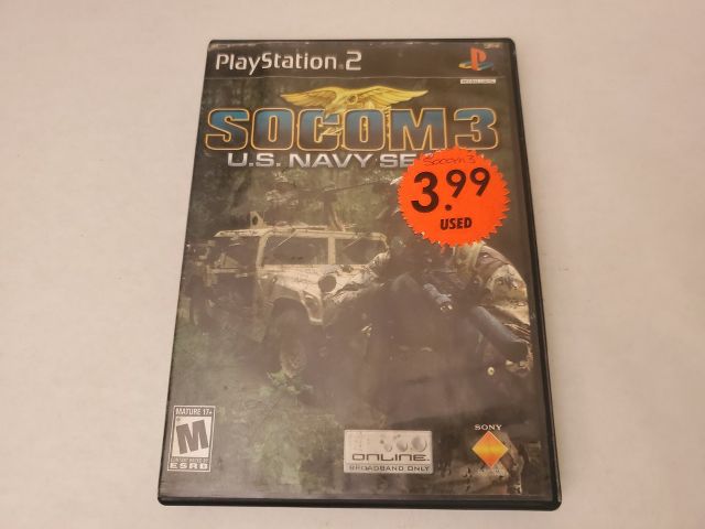 Sony Playstation 2 Socom 3 US Navy Seals video game