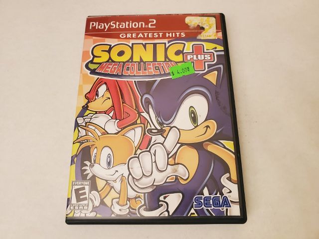 Sony Playstation 2 Sonic Mega Collection Plus Greatest Hits video game