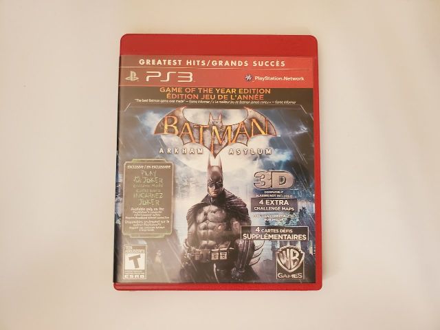 Sony PlayStation 3 Batman Arkham Asylum Game of the Year Edition Greatest Hits video game