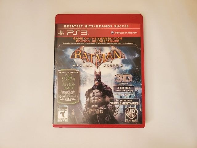 Sony PlayStation 3 Batman Arkham Asylum Game of the Year Edition Greatest Hits video game