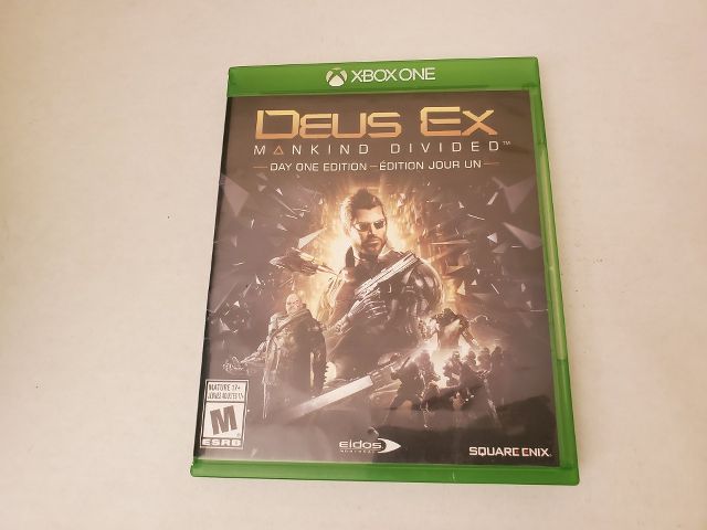 Microsoft Xbox One Deus Ex Mankind Divided Day One Edition video game
