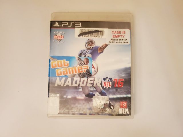Sony PlayStation 3 Madden 16 video game