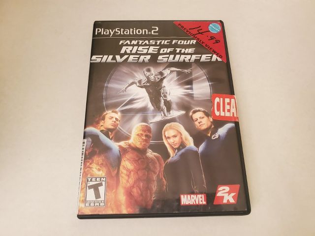 Sony Playstation 2 Fantastic Four Rise of the Silver Surfer video game