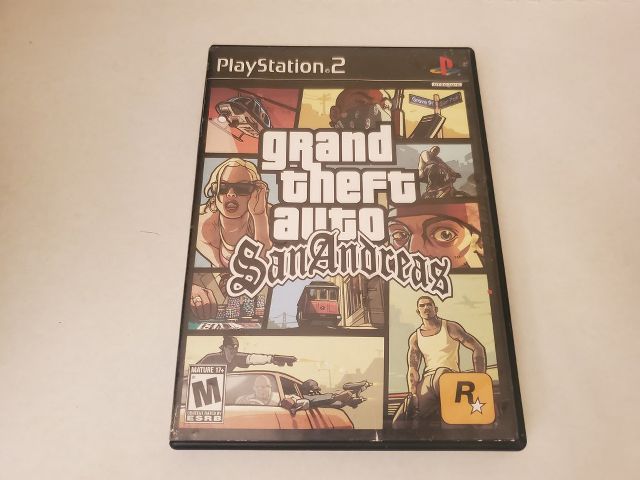 Sony Playstation 2 Grand Theft Auto San Andreas video game
