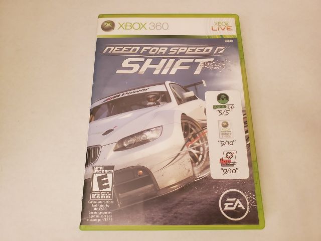 Microsoft Xbox 360 Need for Speed Shift video game