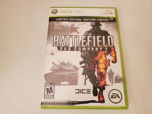 Microsoft Xbox 360 Battlefield Bad Company 2 Limited Edition video game