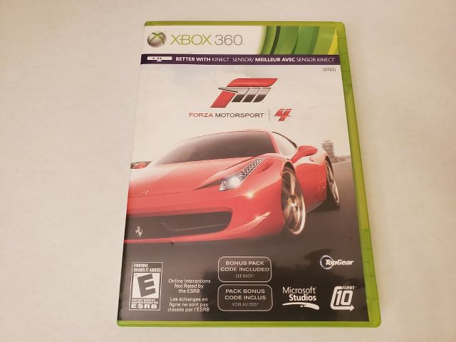 Microsoft Xbox 360 Forza Motorsport 4 video game