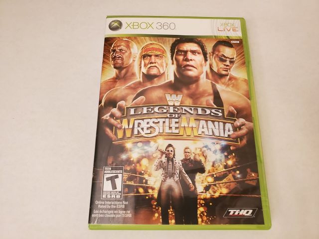 Microsoft Xbox 360 Legends of WrestleMania video game