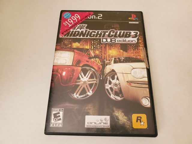 Sony Playstation 2 Midnight Club 3 DUB Edition video game