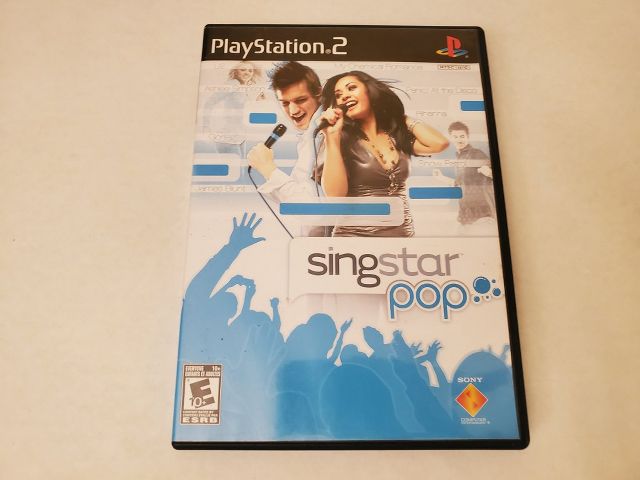 Sony Playstation 2 Singstar Pop video game