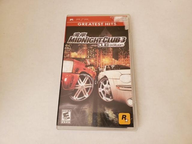 Sony PSP Midnight Club 3 DUB Edition Greatest Hits video game