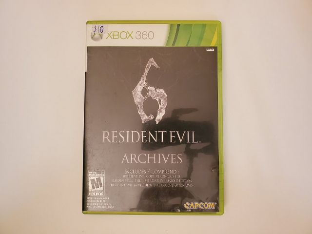 Microsoft Xbox 360 Resident Evil 6 Archives video game