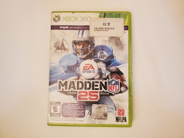 Microsoft Xbox 360 Madden 1989 2014 25 Years video game