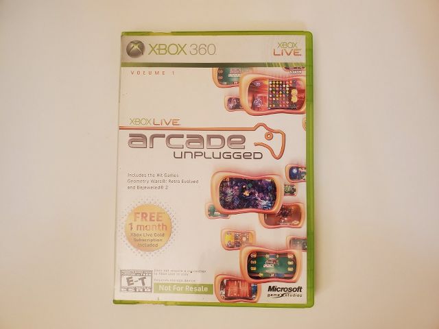 Microsoft Xbox 360 Arcade Unplugged video game