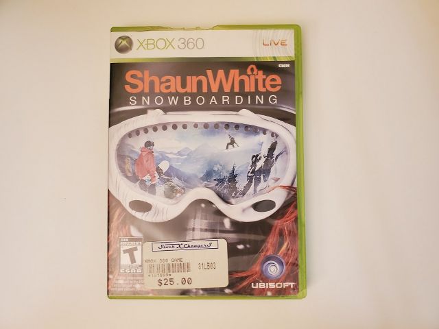 Microsoft Xbox 360 Shaun White Snowboarding video game