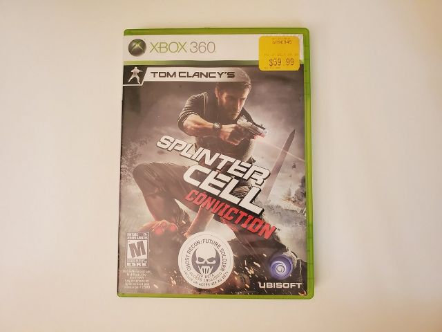 Microsoft Xbox 360 Splinter Cell Conviction video game