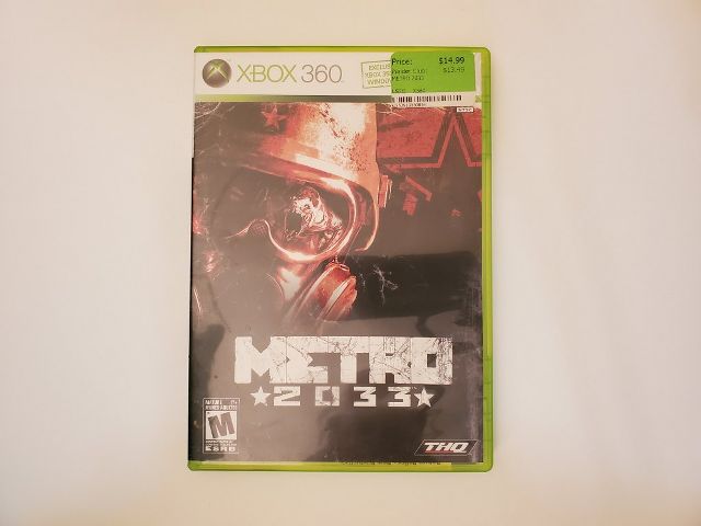 Microsoft Xbox 360 Metro 2033 video game