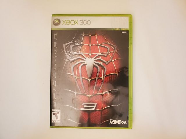 Microsoft Xbox 360 Spider Man 3 video game