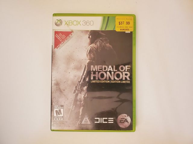 Microsoft Xbox 360 Medal of Honor Limited Edition video game