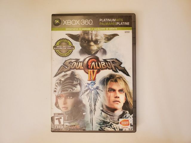 Microsoft Xbox 360 Soul Calibur IV Platinum Hits video game