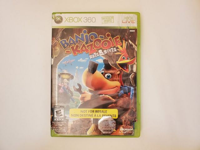 Microsoft Xbox 360 Banjo Kazooie Nuts & Bolts Not for resale video game