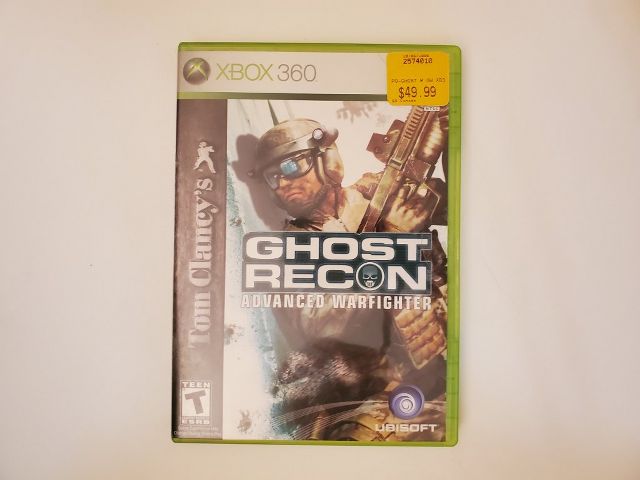 Microsoft Xbox 360 Ghost Recon Advanced Warfighter video game