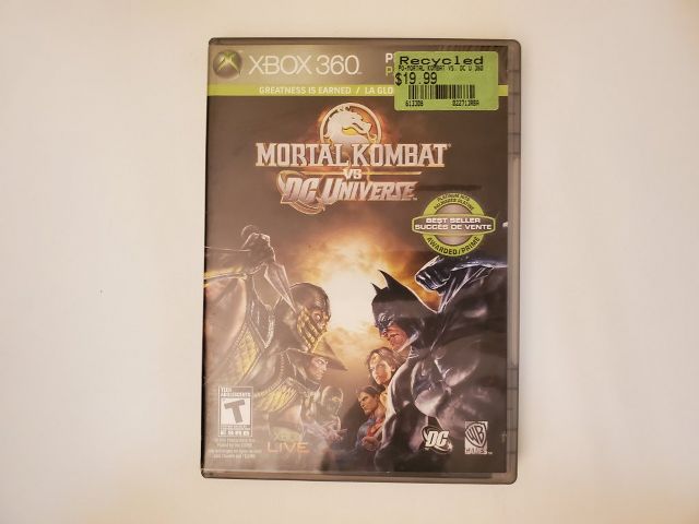 Microsoft Xbox 360 Mortal Kombat vs DC Universe Platinum Hits video game