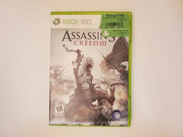 Microsoft Xbox 360 Assassin's Creed III video game