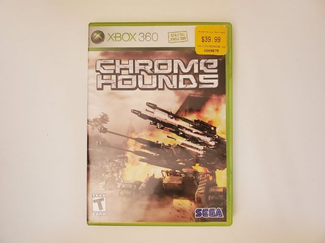 Microsoft Xbox 360 Chrome Hounds video game