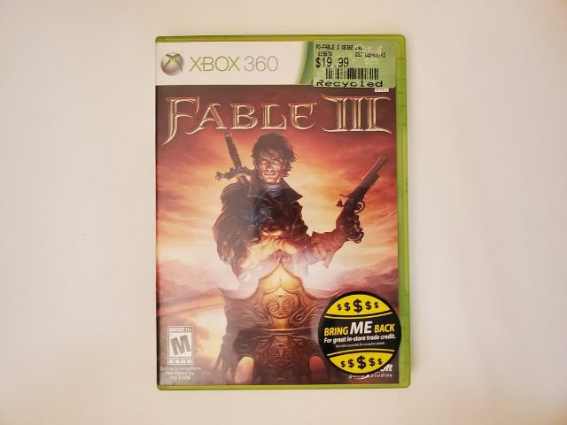 Microsoft Xbox 360 Fable III video game