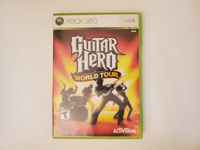 Microsoft Xbox 360 Guitar Hero World Tour video game