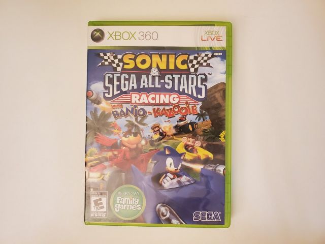 Microsoft Xbox 360 Sonic & Sega All-Stars Racing With Banjo-Kazooie video game