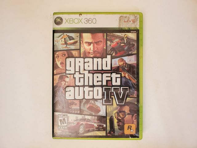 Microsoft Xbox 360 Grand Theft Auto IV video game