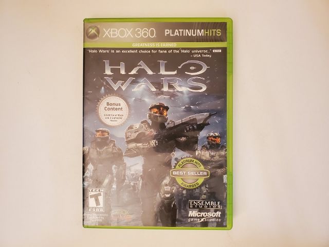 Microsoft Xbox 360 Halo Wars Platinum Hits video game
