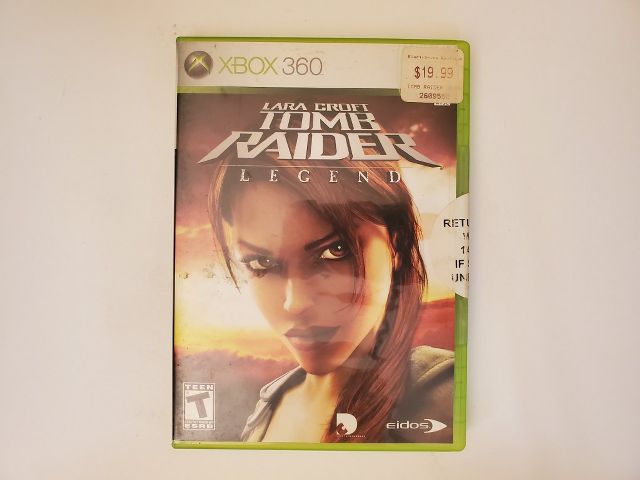 Microsoft Xbox 360 Lara Croft Tomb Raider Legend video game